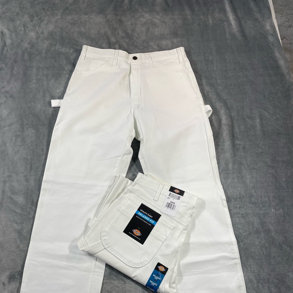 Men’s Dickies White CarpenterPants set of two